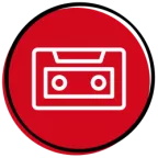 pictogramme cassette audio