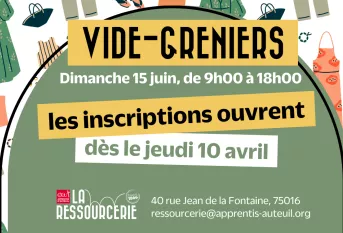 affiche du vide-greniers