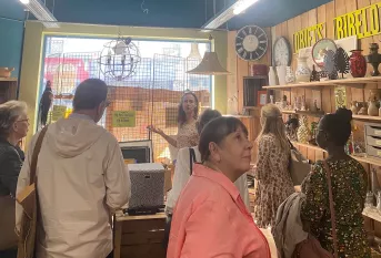 Visite de la petite rockette