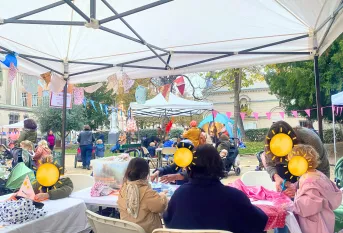 atelier guirlande journées familles et partage