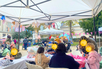 atelier guirlande journées familles et partage