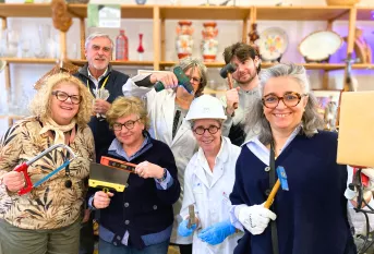 bénévoles dans la Ressourcerie