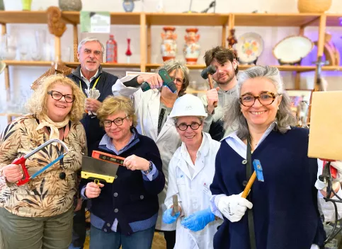 bénévoles dans la Ressourcerie