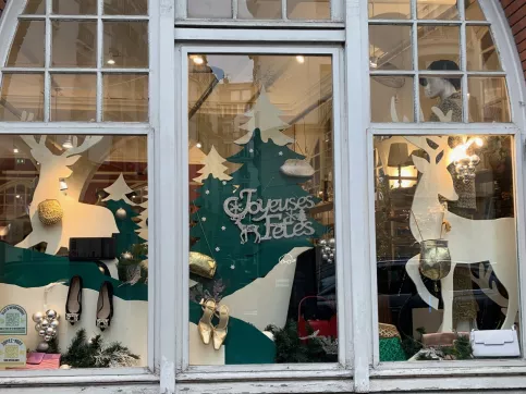 les vitrines de Noël
