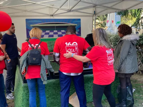 salariés jouant pour les 160 ans