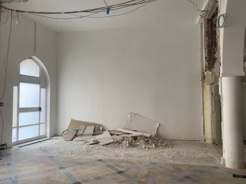 Boutique principale en travaux