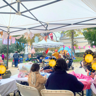 atelier guirlande journées familles et partage