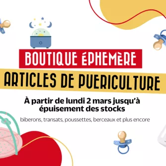 boutique ephemere puericulture