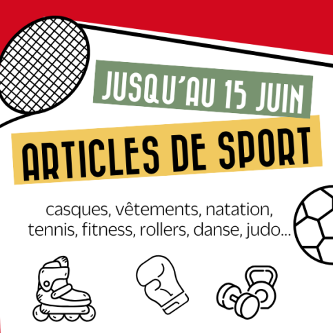 affiche boutique éphémère sport