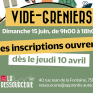 affiche du vide-greniers